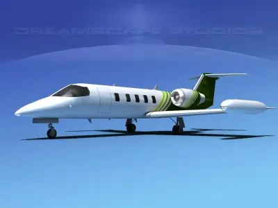Gates Bombardier Learjet 35 V16 3D model