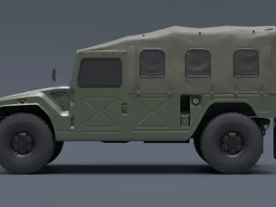 JGSDF Japan Ground Self-Defense Force Koukidousha 3D model