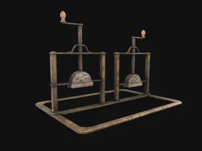 Dungeon Hand Crusher Low-poly 3D model