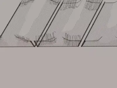 Fence Pack 002 Free low-poly 3D model