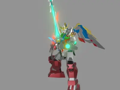 The Mecha Attacker 21 3D model