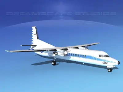 Fokker F-60 Rep of China 3D model