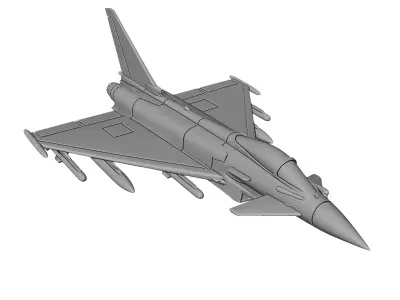 Eurofighter Typhoon 3D print model