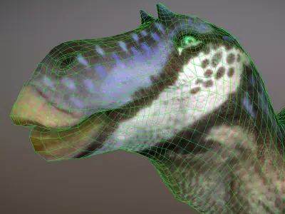 Maiasaura  The Good Mother Dinosaur Low-poly 3D model