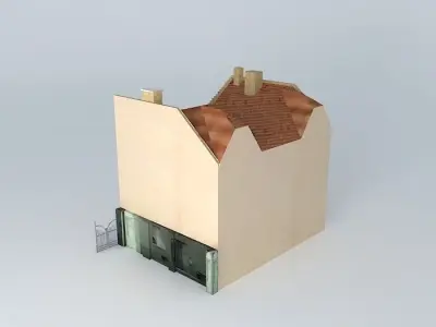 Globtouriroda wooden house Free 3D model