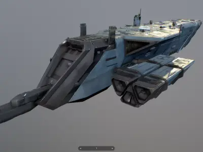 spaceship b04 3D model