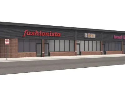 Retail-080 Retail Store 3D model