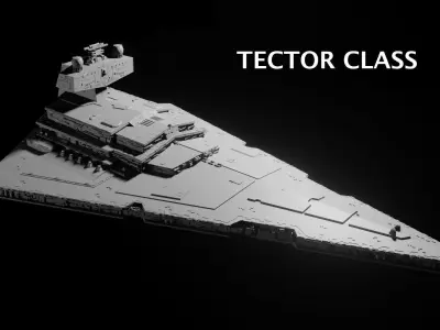 Tector Class Star Destroyer - Star Wars 3D model