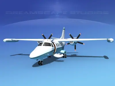 Dreamscape AF-46 Turbo Star Executive V07 3D model