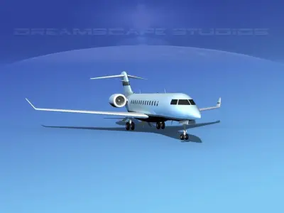 Bombardier Global Express 6000 V14 3D model