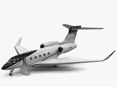 Gulfstream G400 Twin Engine Business Jet 3D model