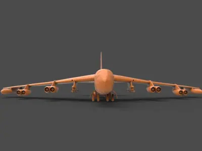B - 52 bomber bomber 3D print model