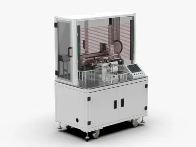 Semi Automatic Turning Machine 3D model