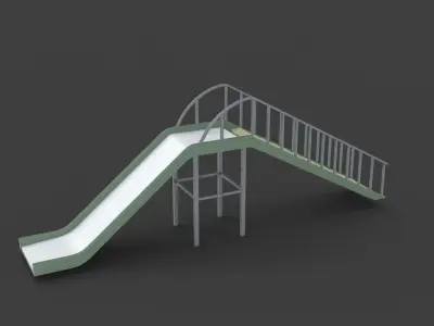 the slide Park Free 3D model