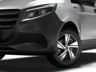 Mercedes Benz eVito Panel Van L2 2024 3D model