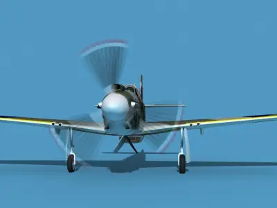 North American A-36A Apache V11 RAF 3D model