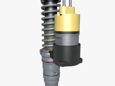 Industrial Injector Model 3D model