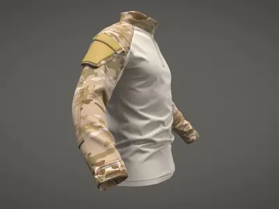 Crye Precision G3 Combat Shirt - Marvelous Designer 3D model