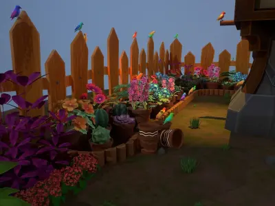 Bird House Environment 3D model