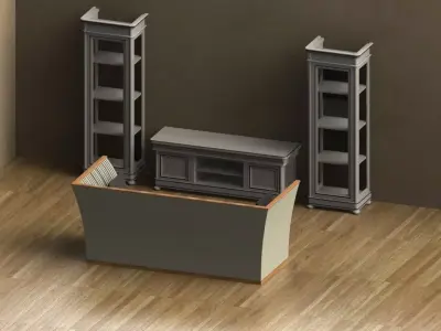 small livingroom Free 3D model