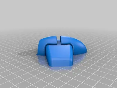 Mars base Inside Victoria Crater Free 3D print model