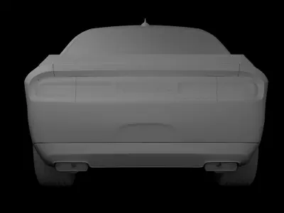 dodge challenger Free 3D model