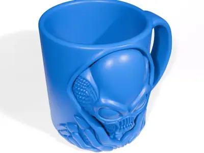 Alien Mug 5 3D print model