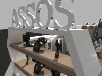 Diamon Exhibition Stand 3D model