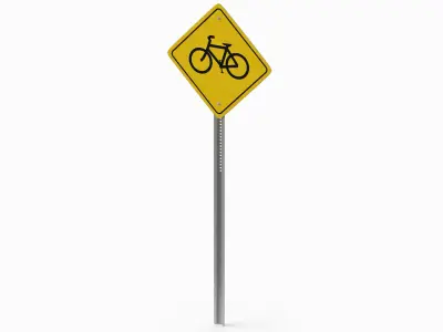 Traffic Sign 21 3D model