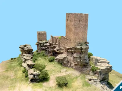 Game of Thrones Tower of Joy Castle - High Poly 3D model