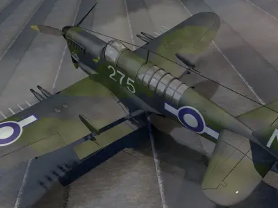 Fairey Firefly Mk-1 3D model