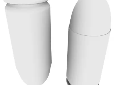 45 ACP Cartridge 3D model