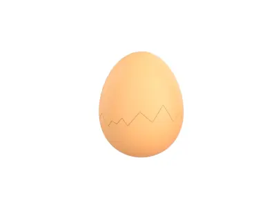 Egg Shell 3D model