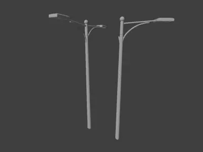 Free Street Light Pole Free 3D model