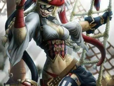 Harley Quinn from Batman DC Comics STL collectibles 3D print model