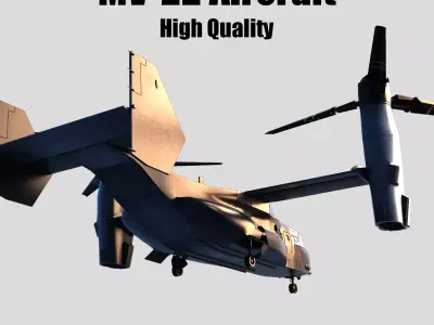 MV22 Marine High Quality 3D model