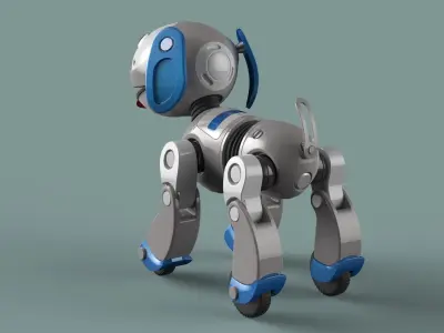 Robot Dog 3d model 3D model