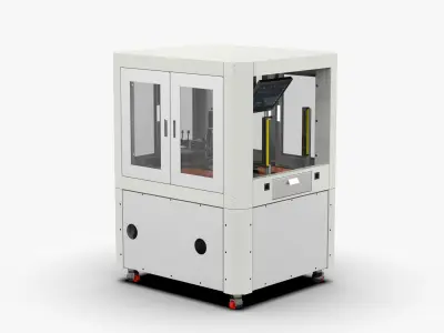 Modular Notebook Case Assembly Locking Machine 3D model