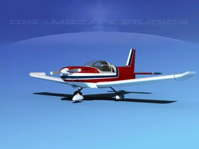 Zlin Z 242 V07 3D model