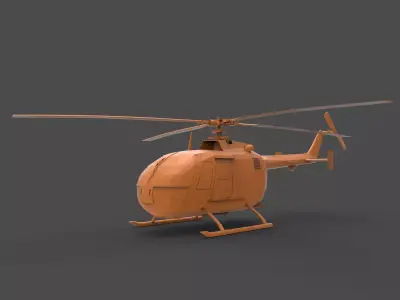 BO 105 3D print model