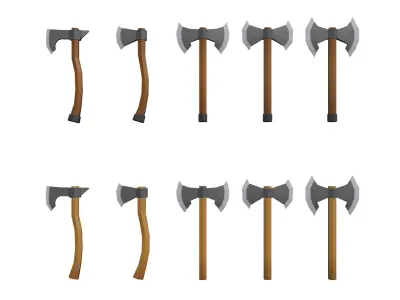 Ultimate Weapon Pack - Lowpoly Game Ready Assets Low-poly 3D model