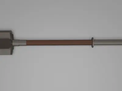 weaponry pack  Low-poly 3D model