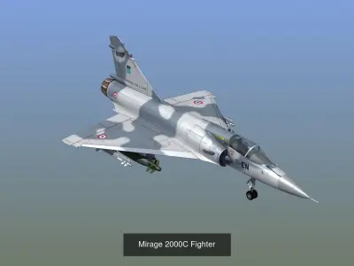 Military Aircraft Set 01 3D Model Collection
