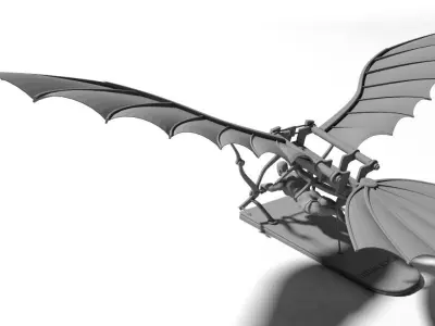 Leonardos plane for Print 3D print model