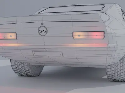 Chevrolet Camaro ss 1967 Free 3D model