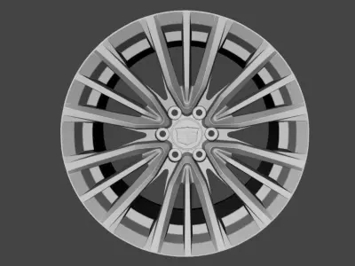 WHEEL BASED CADILLAC ESCALADE R22 3D model