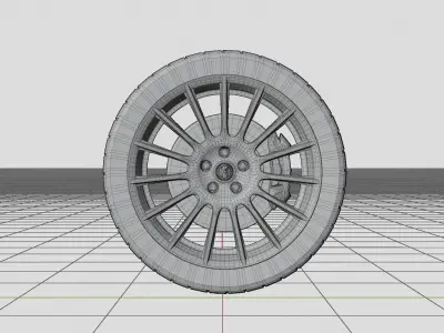 Alfa Romeo 147 5 door 2019 Wheel 3D Model 3D model