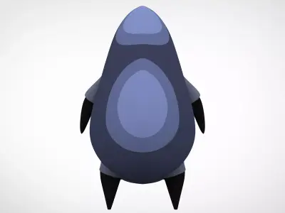 Single Clawed Husk Low-poly 3D model