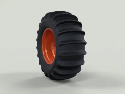 Rear wheel for Dune Buggy 3D model