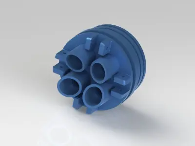 MK 40 nozzle Free 3D model